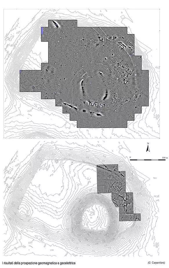 I risultati della prospezione geofisica